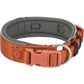 PREMIUM obojek EXTRA široký, rezavá/grafitS-M: 33-42 cm/35 mm